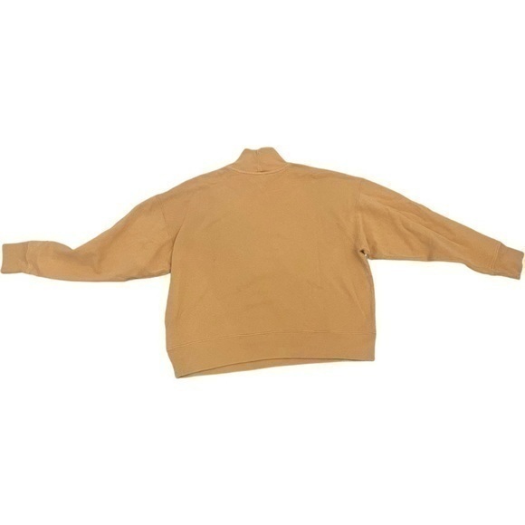 RE/DONE 80's Mock Neck Sweatshirt in Khaki size small - Picture 1 of 7